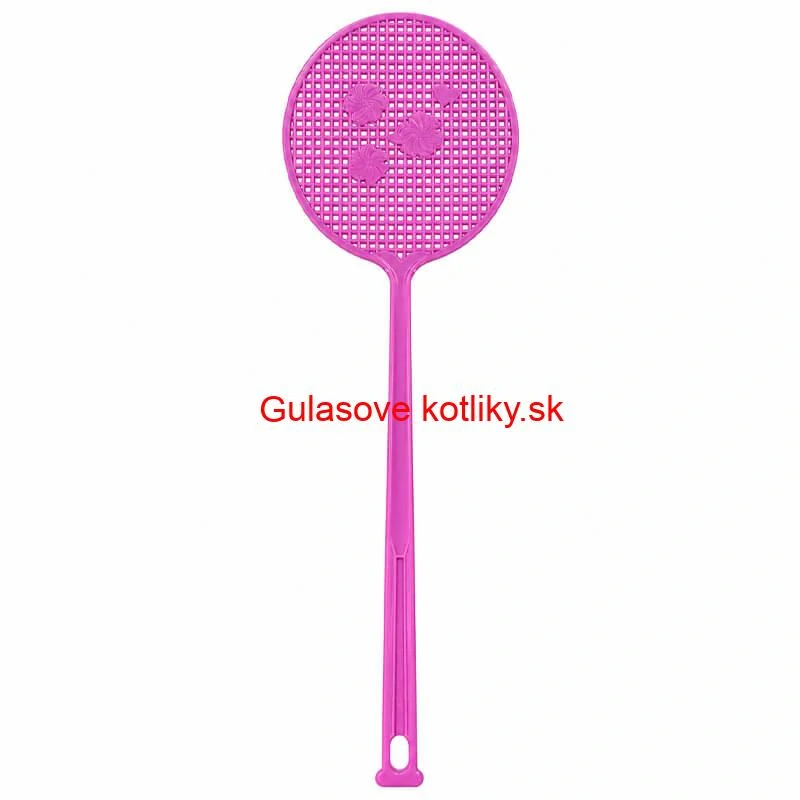 Plastová plácačka na muchy 49 cm – mix farieb