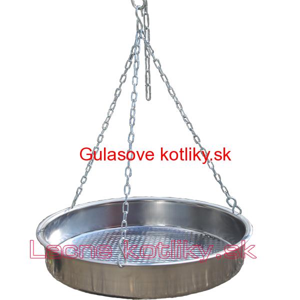Nerezová panvica s retiazkou 42 cm