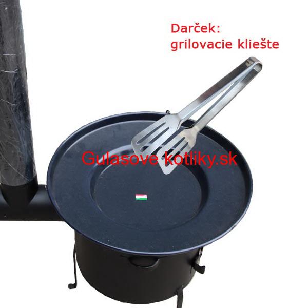 Grilovacia panvica s retiazkou + kotlina 39 cm