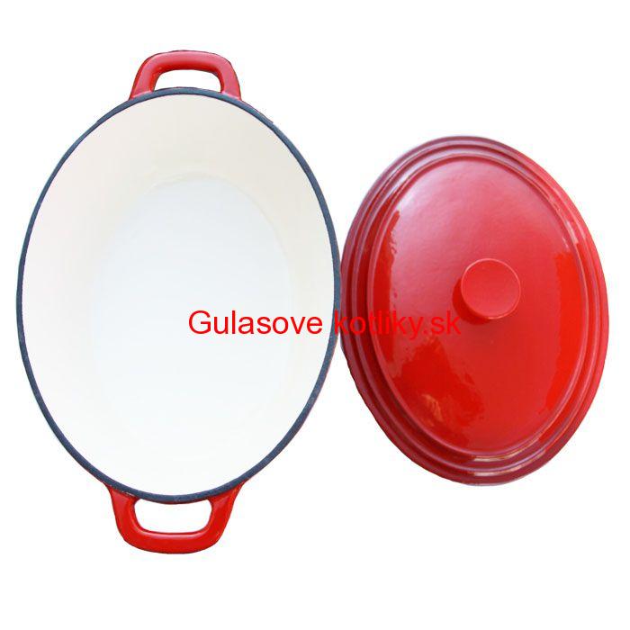 Liatinový pekáč 6,2 L – červený