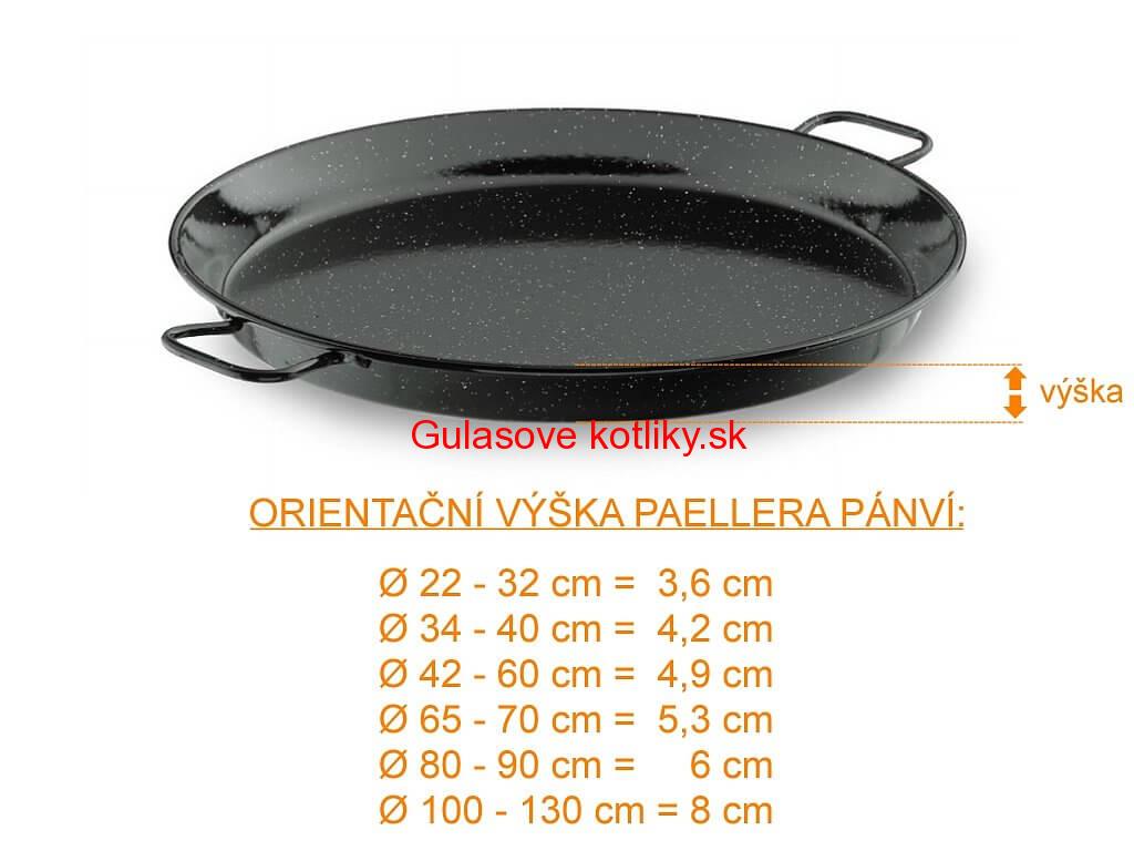 Smaltovaná panvica Paella 65 cm