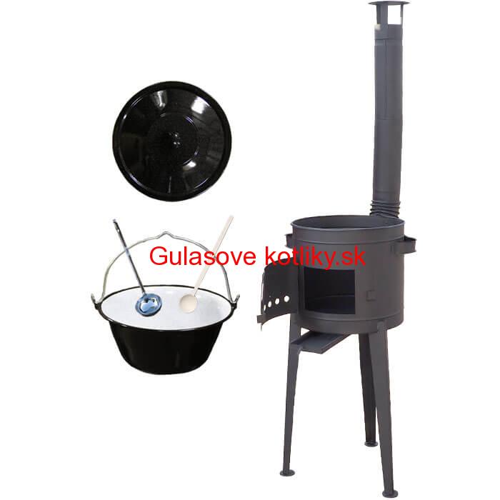 Smaltovaný kotlík 20 L (1,2 mm) + vysoká kotlina 42 PLUS 600