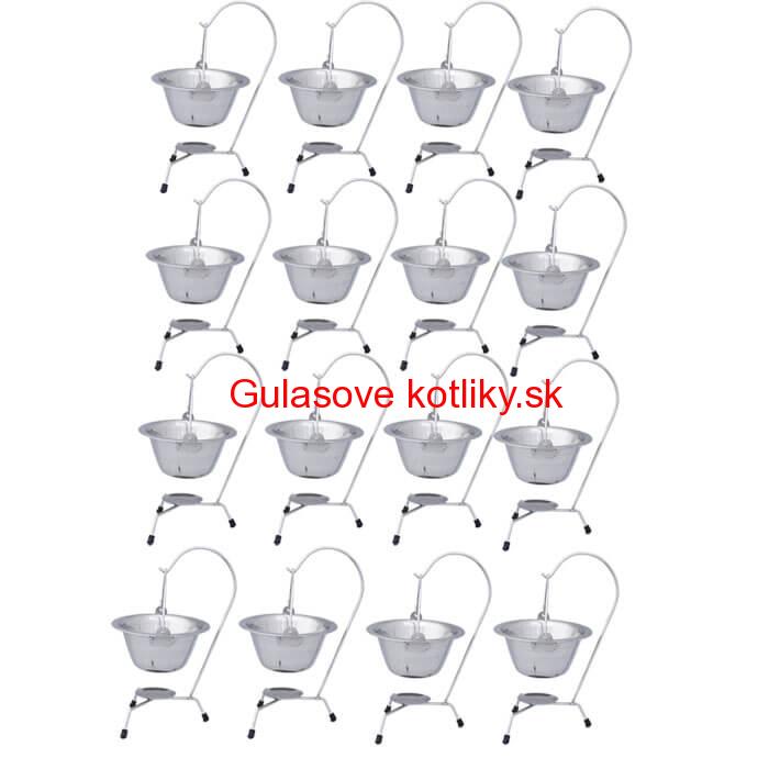 Servírovacia súprava INOX 16 ks