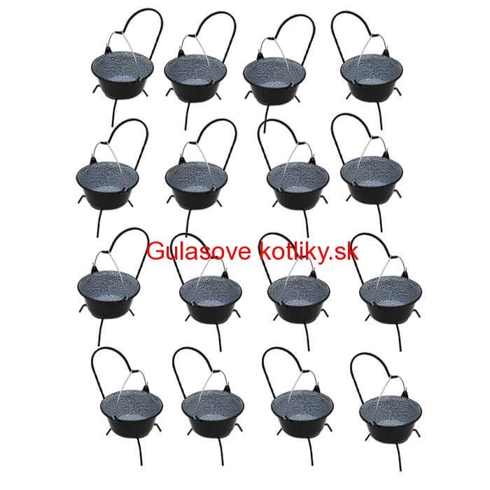 Servírovacia súprava SMALT BLACK 16 ks