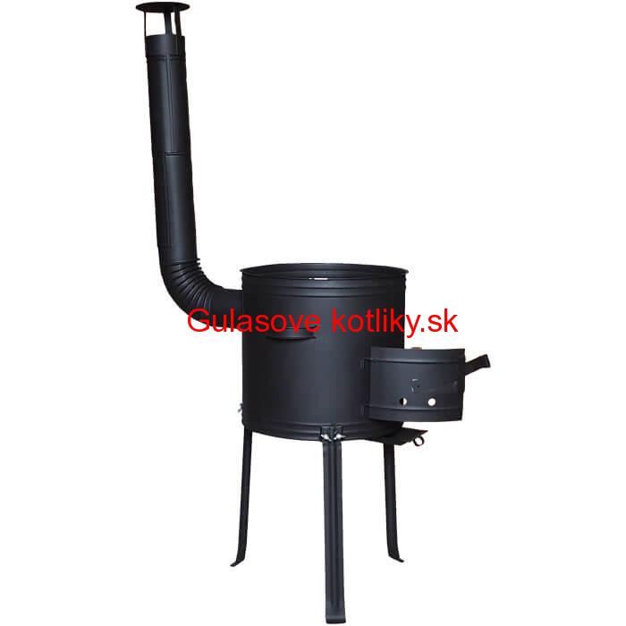 Kotlina 42 cm, vysoká + žiaruvzdorná farba Plus 700