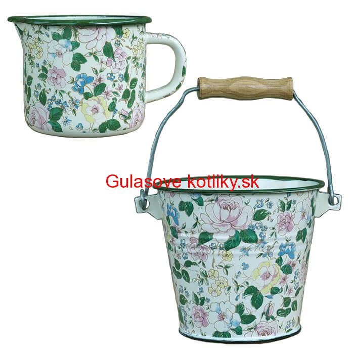 Smaltované hrnce s pokrievkami 1 L + 2 L Classic