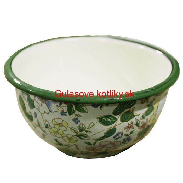 Smaltovaná vzorovaná miska 15 cm DECOR