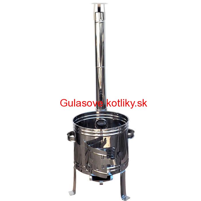 Nerezová kotlina s antikorovou úpravou 36 cm INOX