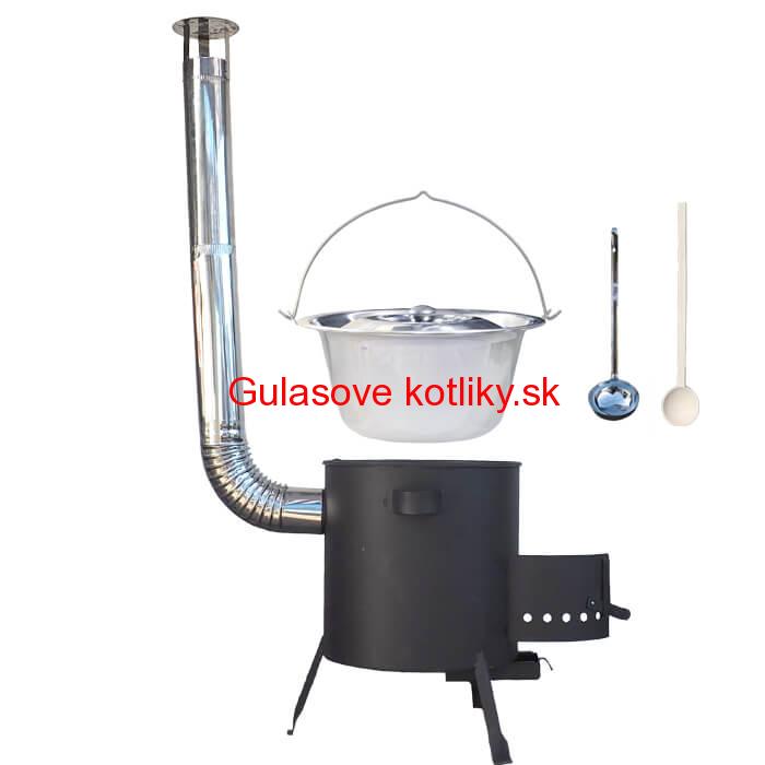 Antikorový kotlík 22 L (0,8 mm) + žiaruvzdorná kotlina (1 mm) 42 PLUS 600