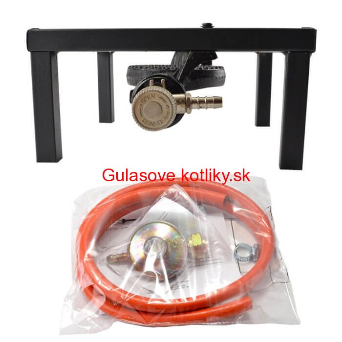 Plynový horák HU 3 kW + tlaková hadica 1,5 m + regulátor tlaku