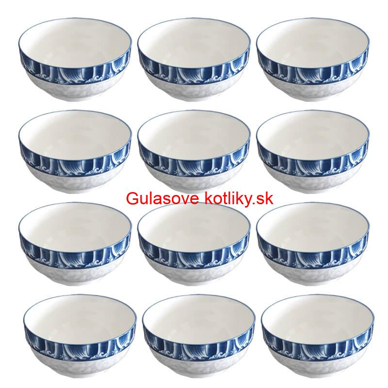 Keramické misky na servírovanie gulášu 15 cm 12 ks