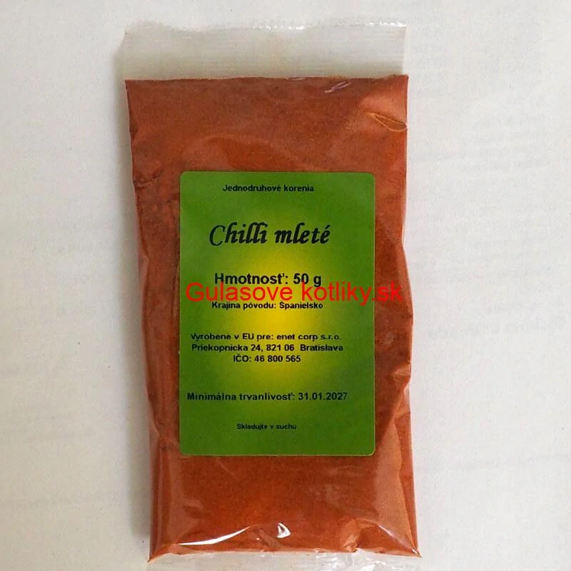 Chilli mleté ​​50 g