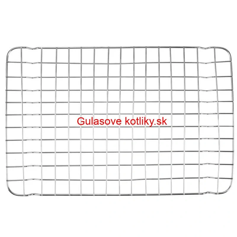 Nerezový rošt na pekáč na grilovanie a pečenie 33 x 22 cm