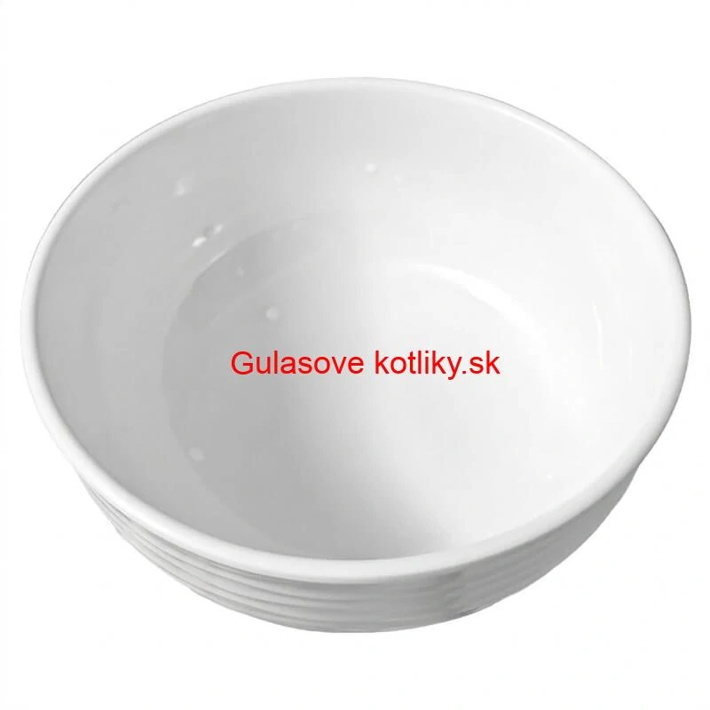 Prémiová biela miska s kamennou štruktúrou 750 ml