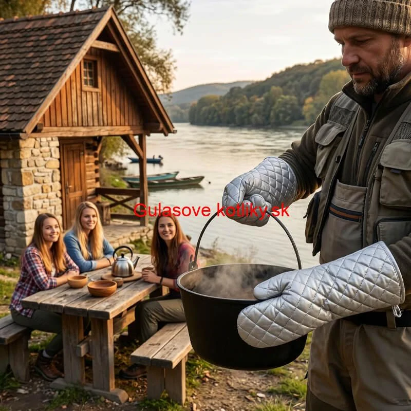 Chňapka strieborná s dlhým rukávom 35 cm