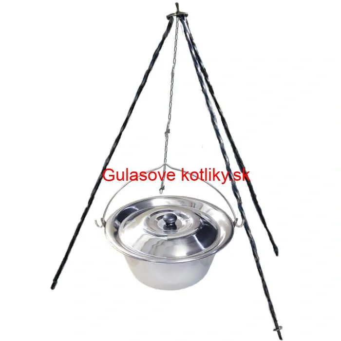 Nerezový kotlík 10 L INOX + pokrievka + stojan CLASSIC