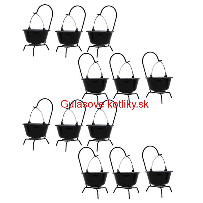 Servírovacia súprava SMALT BLACK 12 ks