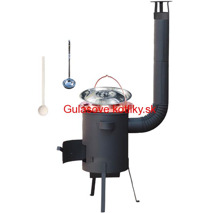 Medený kotlík 20 L (1,2 mm) + žiaruvzdorná kotlina 42 PLUS 600 4 MM