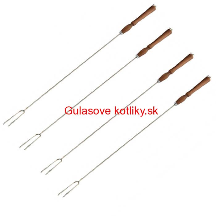 Vidlička na opekanie 90 cm 4 ks NEREZ