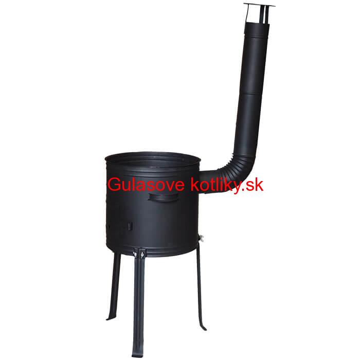 Kotlina 36 cm, vysoká + žiaruvzdorná farba Plus 700