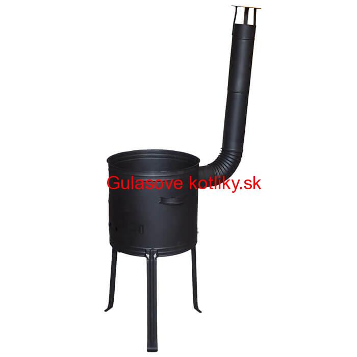 Kotlina 42 cm, vysoká + žiaruvzdorná farba Plus 700