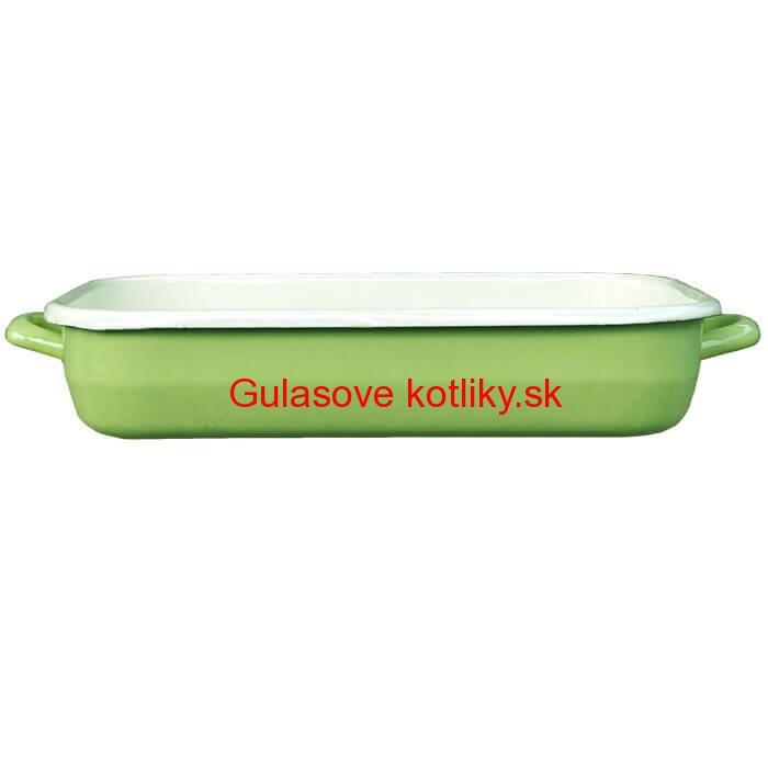 Smaltovaný pekáč 46 x 24 cm GREEN