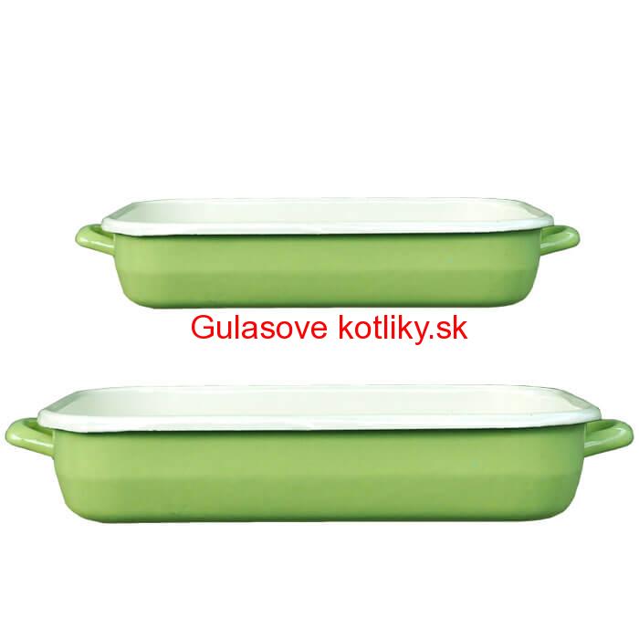 Smaltovane pekáče GREEN 2 ks