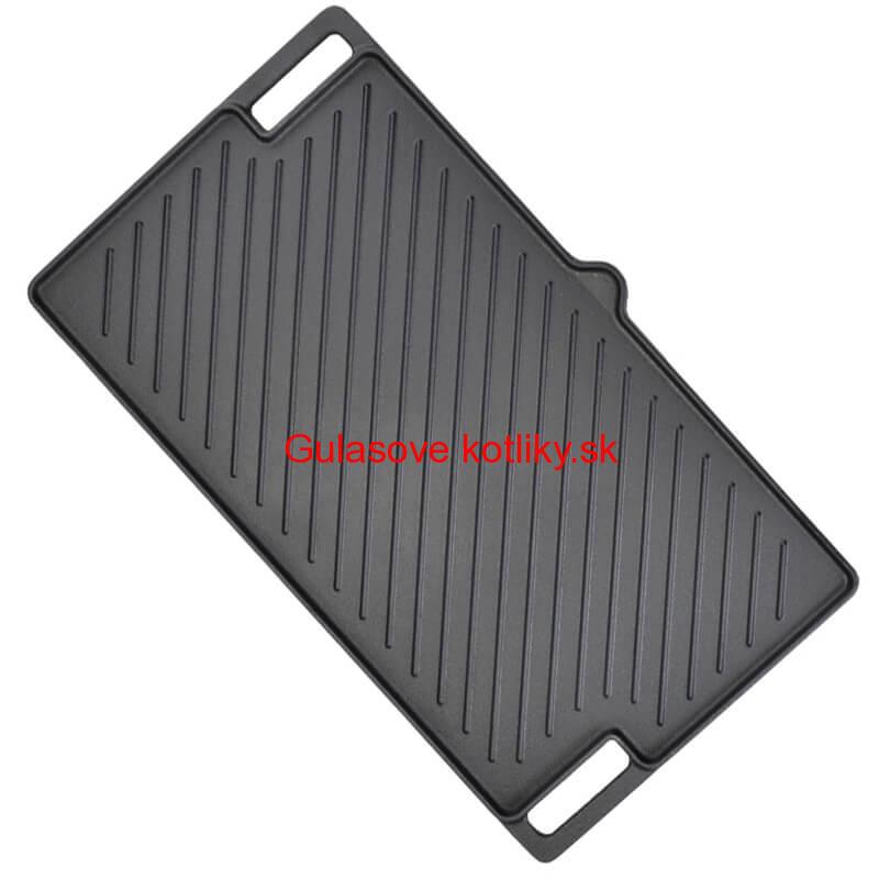 Liatinová grilovacia platňa 45 x 25 cm