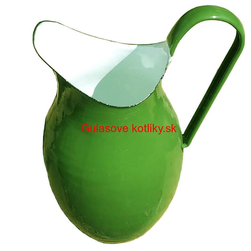 Smaltovaná krhla 2 L ZELENÁ