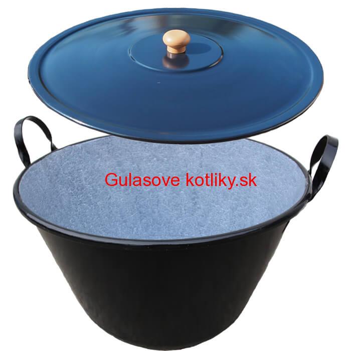 Kotol na zabíjačku smaltovaný 50 L + pokrievka