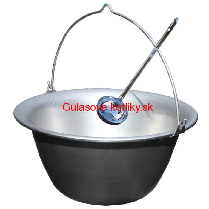 Nerezový kotlík na guláš 15 L (1,5 mm) + antikórová naberačka