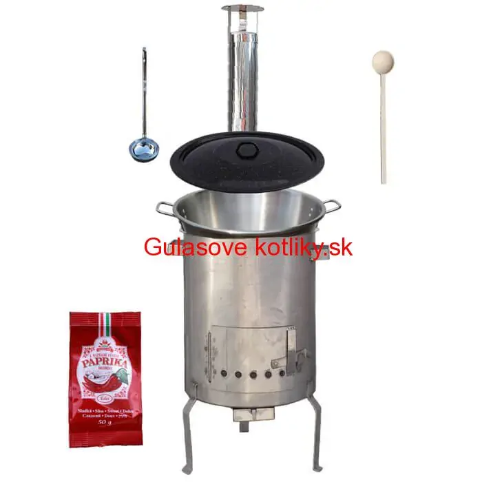 Nerezový kotol 40 L (1,2 mm) + nerezová kotlina (1,5 mm) 45 cm STRONG EXCLUSIVE