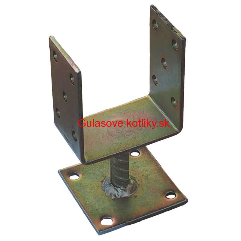 Pätka na platni, kotviaca, pozinkovaná 9 cm