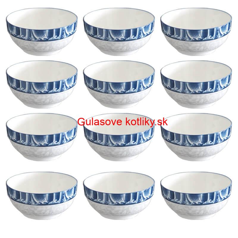 Keramické misky na servírovanie gulášu 15 cm 12 ks