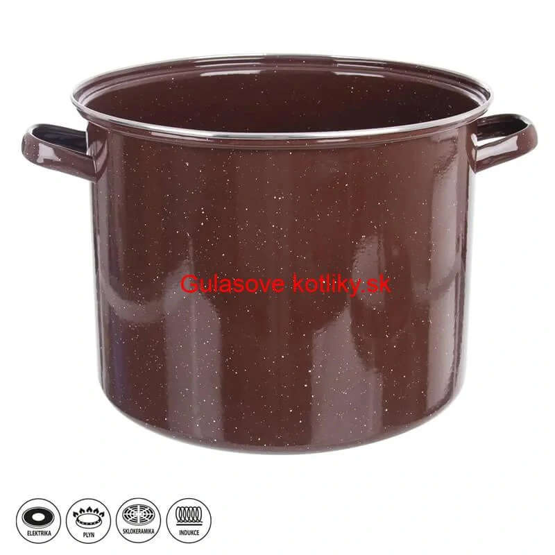 Hrniec hrubostenný smaltovaný + pokrievka 20 l FALCO + korenie na guláš - sladké 100 g