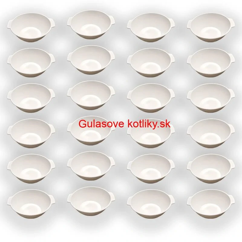 Sada 24 ks: Plastová miska na fajnový kotlíkový guláš a polievky – 500 ml