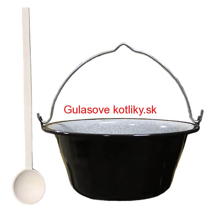 Smaltovaný kotlík 10 L + vareška