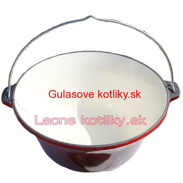 Liatinový kotlík 10,8 L – smaltovaný povrch