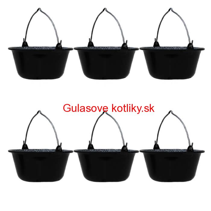 Servírovacia súprava SMALT BLACK 6 ks