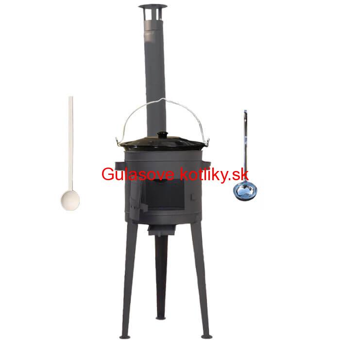 Smaltovaný kotlík 25 L (1,2 mm) + vysoká kotlina 42 PLUS 600