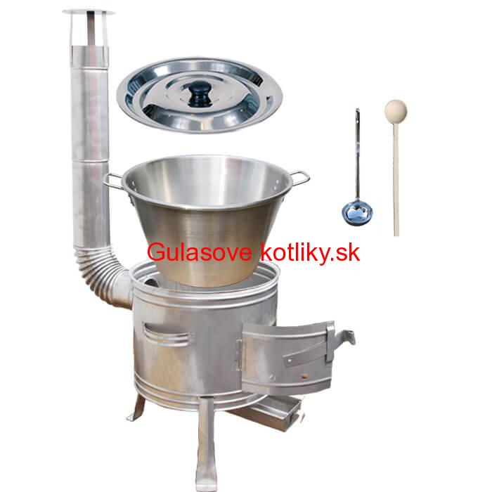 Nerezový kotol 40 L + nerezová kotlina 45 cm TOPLUX