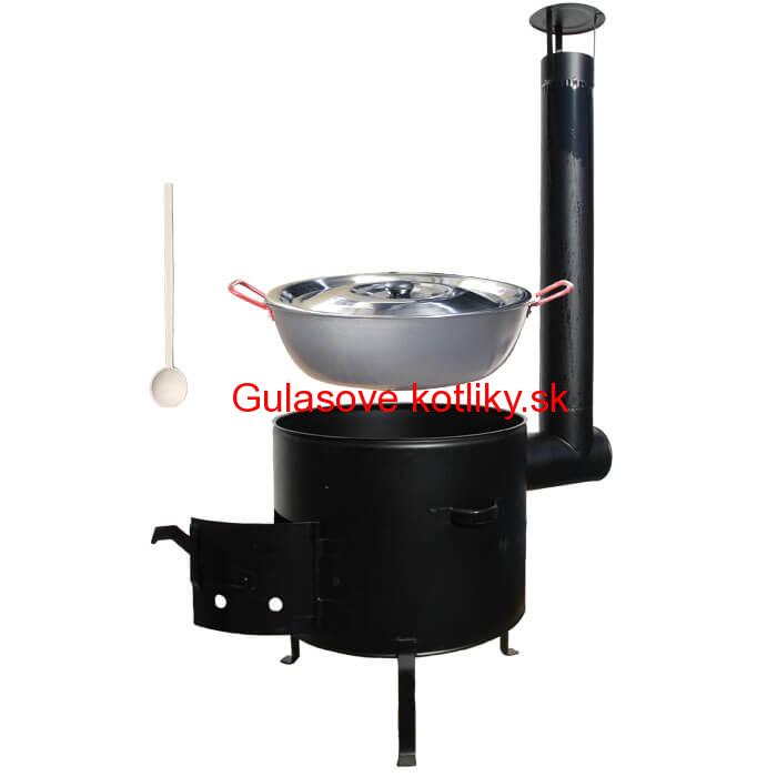 Panvica PAELLA (WOK) 36 cm + kovová kotlina 36 cm GARCIMA