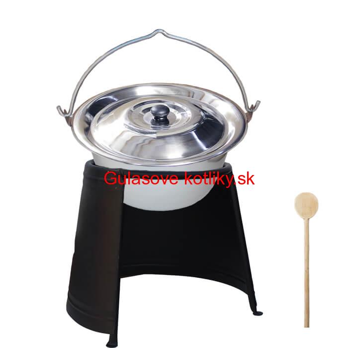 Antikorový kotlík 20 L (1,2 mm) + chránič plameňa