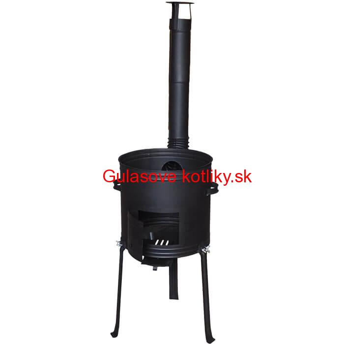 Kotlina 36 cm, vysoká + žiaruvzdorná farba Plus 700