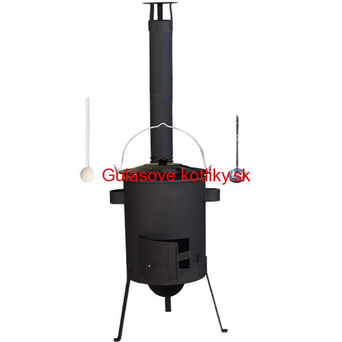 Smaltovaný kotlík 13 L + žiaruvzdorná kotlina 36 PLUS 600 4 MM