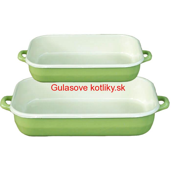 Smaltovane pekáče GREEN 2 ks