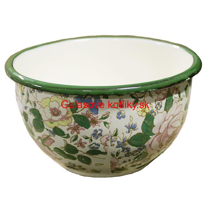Smaltovaná vzorovaná miska 13 cm DECOR