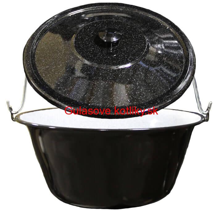 Smaltovaný kotlík 25 L + pokrievka