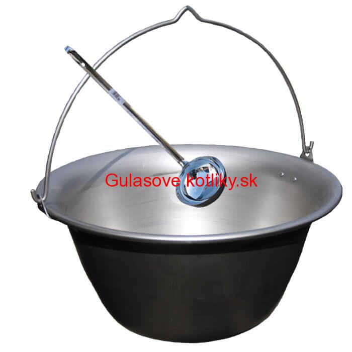 Nerezový kotlík na guláš 15 L (1,5 mm) + antikórová naberačka