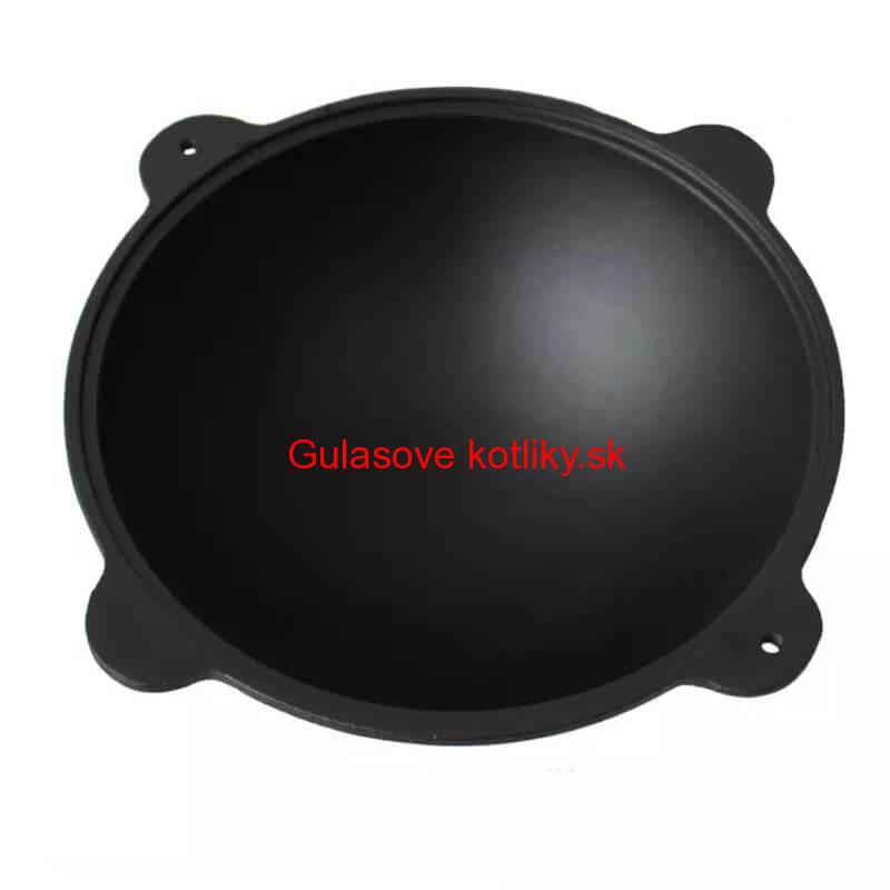 Liatinový wok s pokrievkou so 4 úchytmi 51 cm